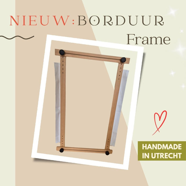 Nieuw! Houten handgemaakte borduurframes voor Lunéville borduren