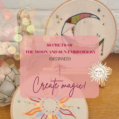 MAGIC EMBROIDERY Mini workshop Zodiac Sign I Morning or Afternoon I Wednesday December 20
