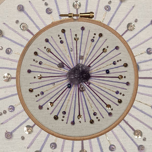 Starburst II (purple, lilac, gold)