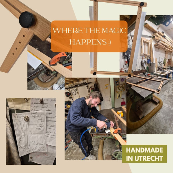 Nieuw! Houten handgemaakte borduurframes voor Lunéville borduren