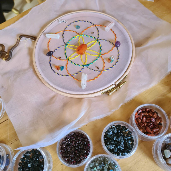 MAGISCH BORDUREN DAG WORKSHOP I Crystal Grid I Zaterdag 2 december van 10-17 uur